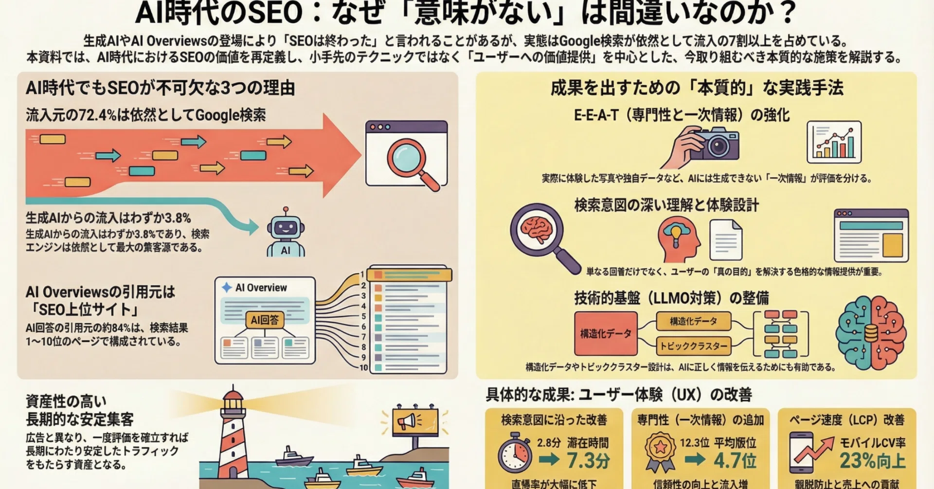 SEO対策は意味がないのか？｜AI時代の本質と成果を出す実践手法｜未来