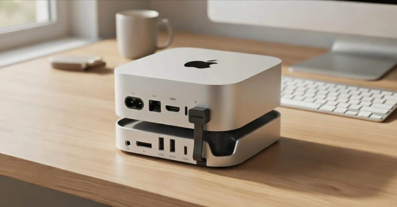 UGREEN Mac mini M4 ハブ & スタンド 10-in-1 UGREEN Mac Mini M4 Docking Station (10-Port, 8K@120Hz, 8TB