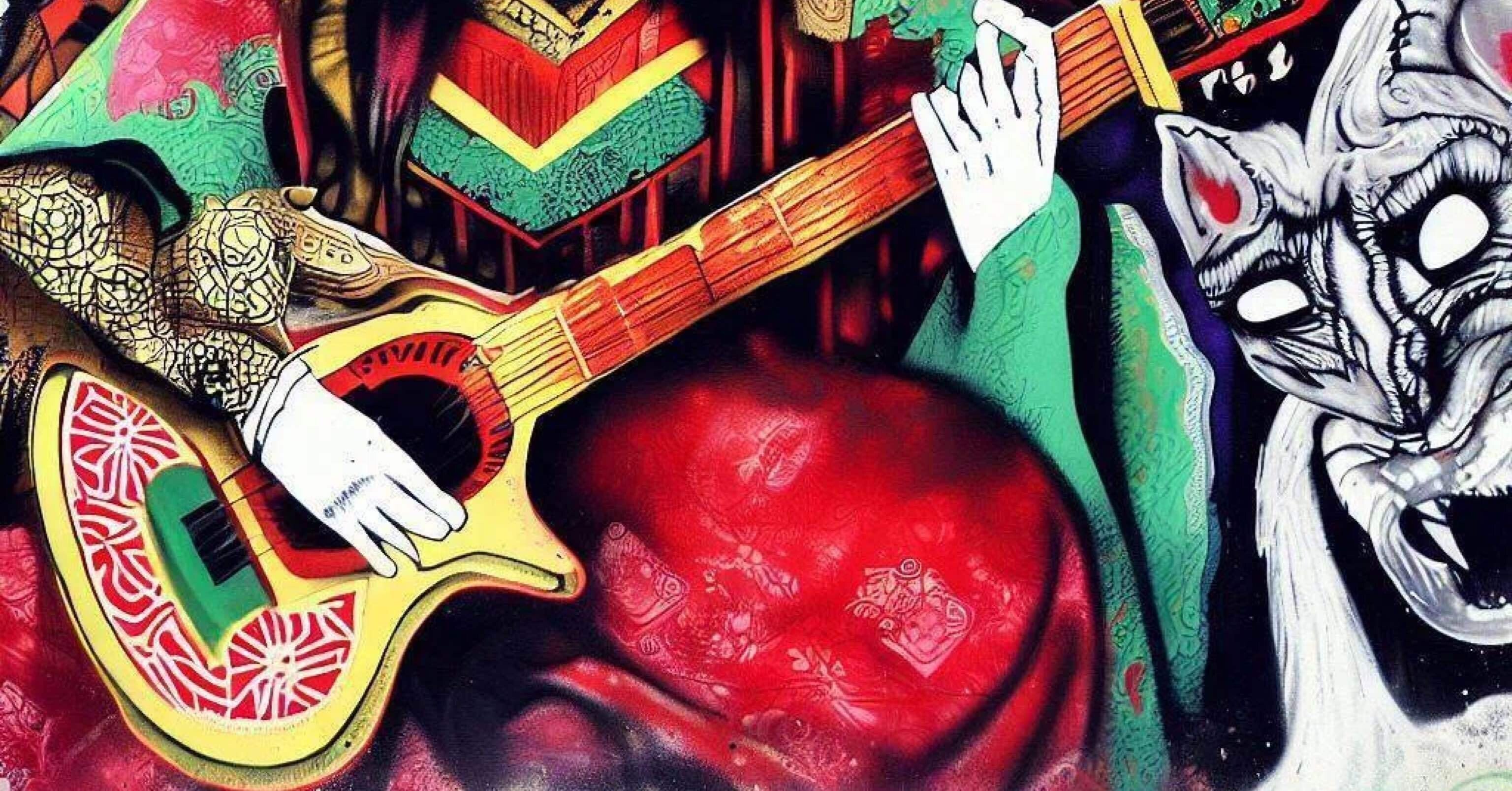 ChatGPTでモネを1967年サイケデリックにしてみた｜kon