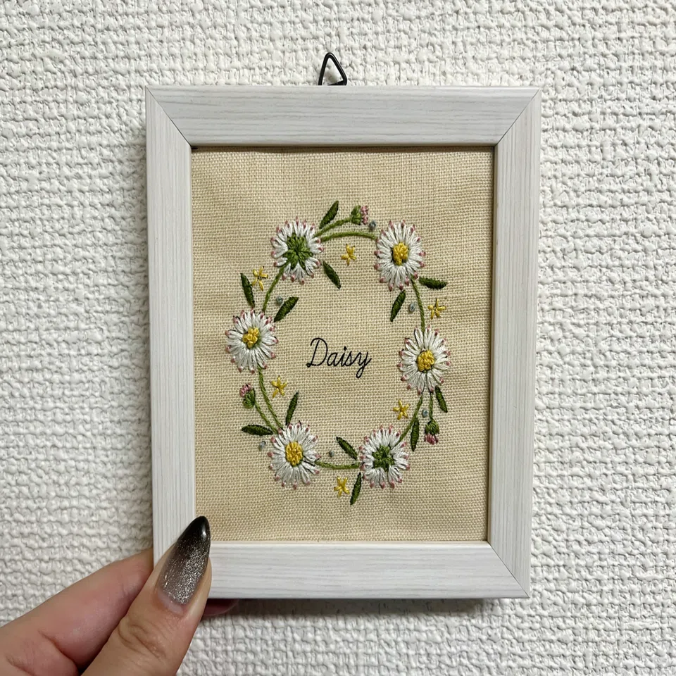 Introducing my 'first work' from when I just started embroidery