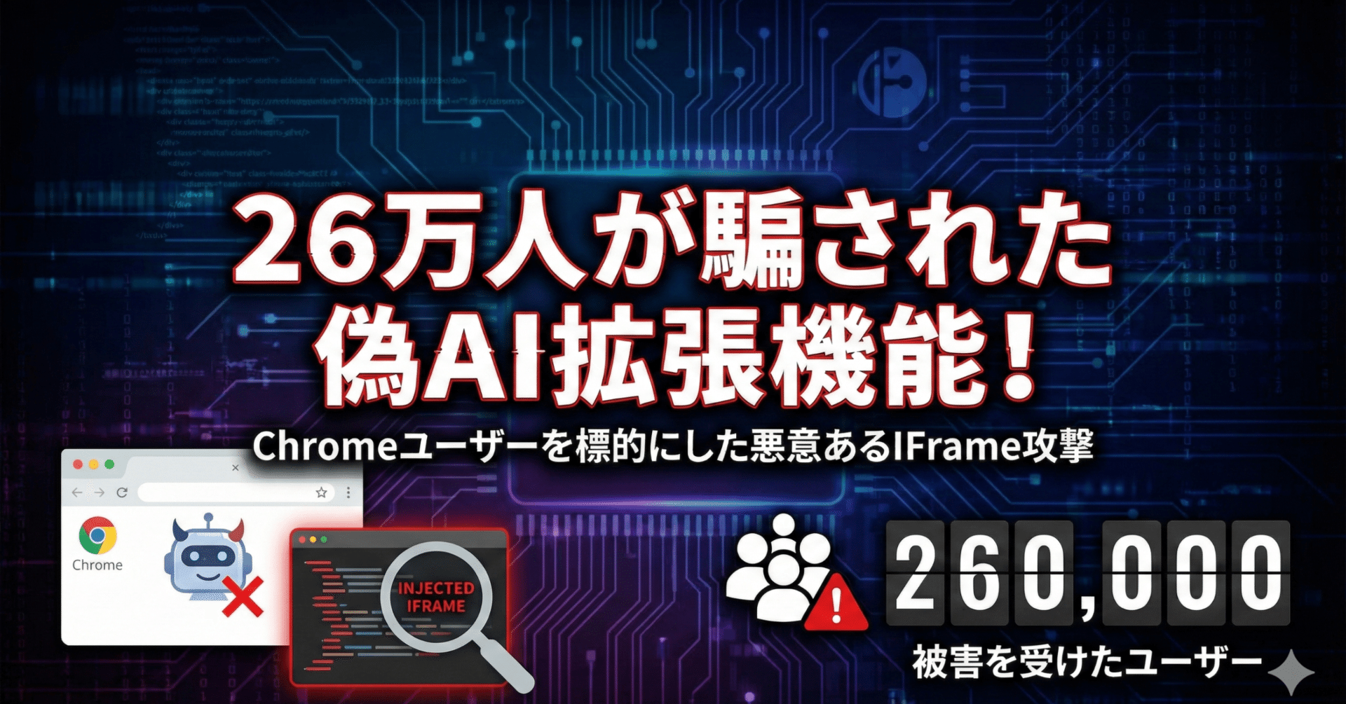 26万人が騙された偽AI拡張機能！｜株式会社アズジェント【公式】