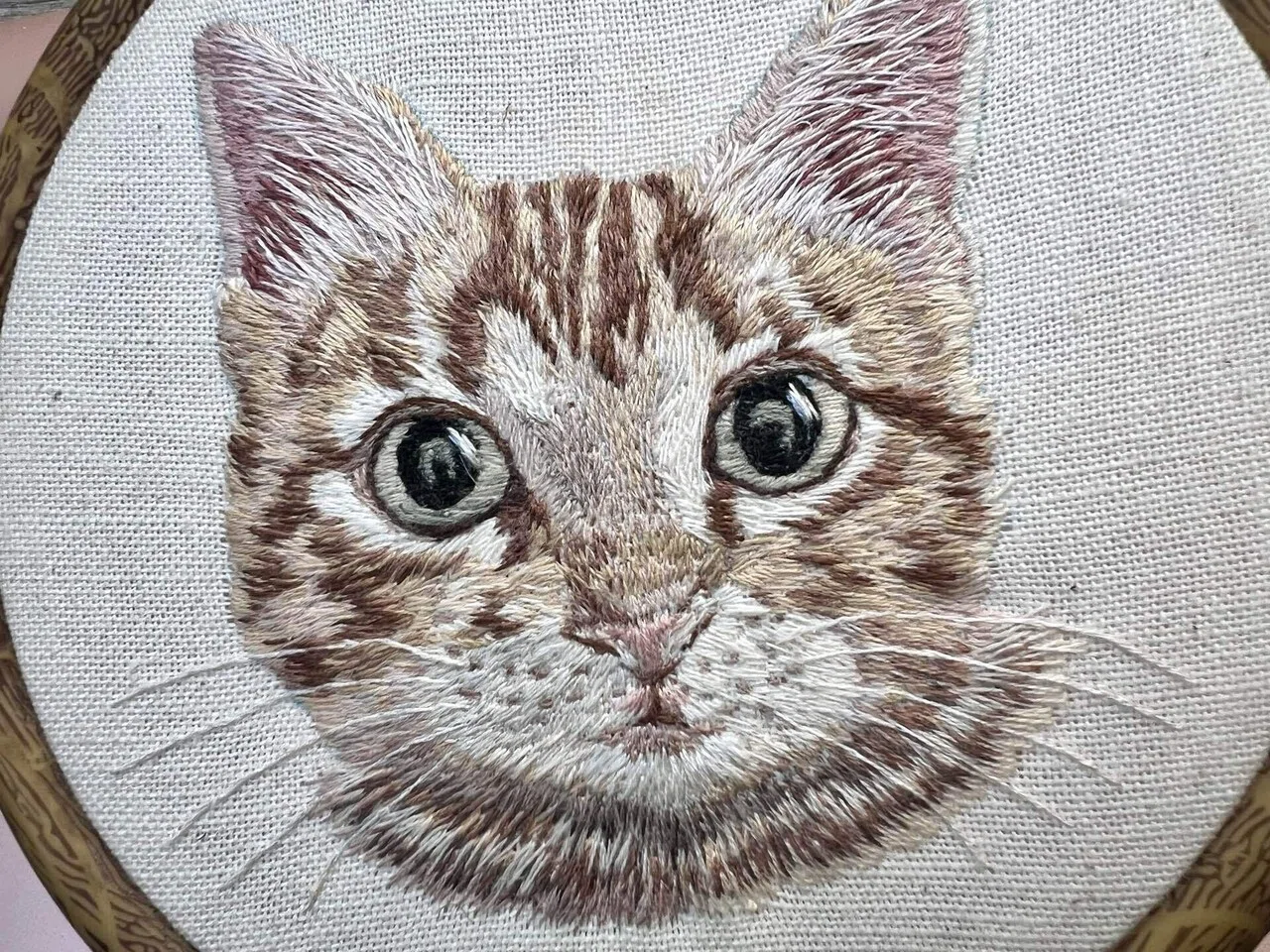 Introducing my 'first work' from when I just started embroidery