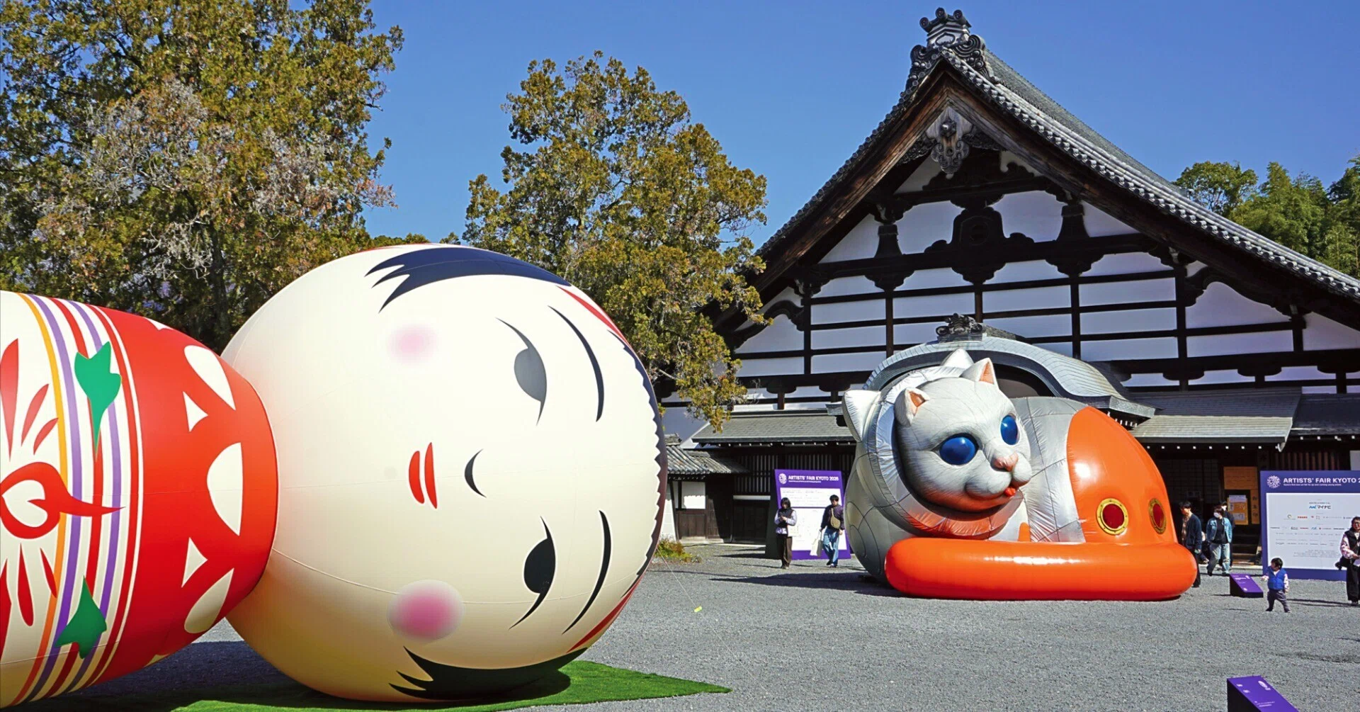 京都・東福寺に巨大こけしと宇宙猫？｜アーティストフェア京都2026体験