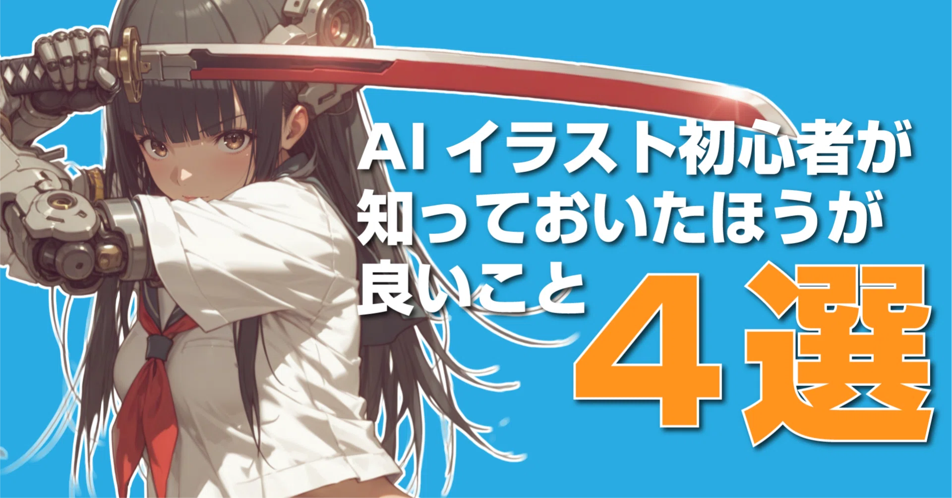 AIイラスト初心者が知っておいたほうが良いこと4選（2026年2月24日のAI