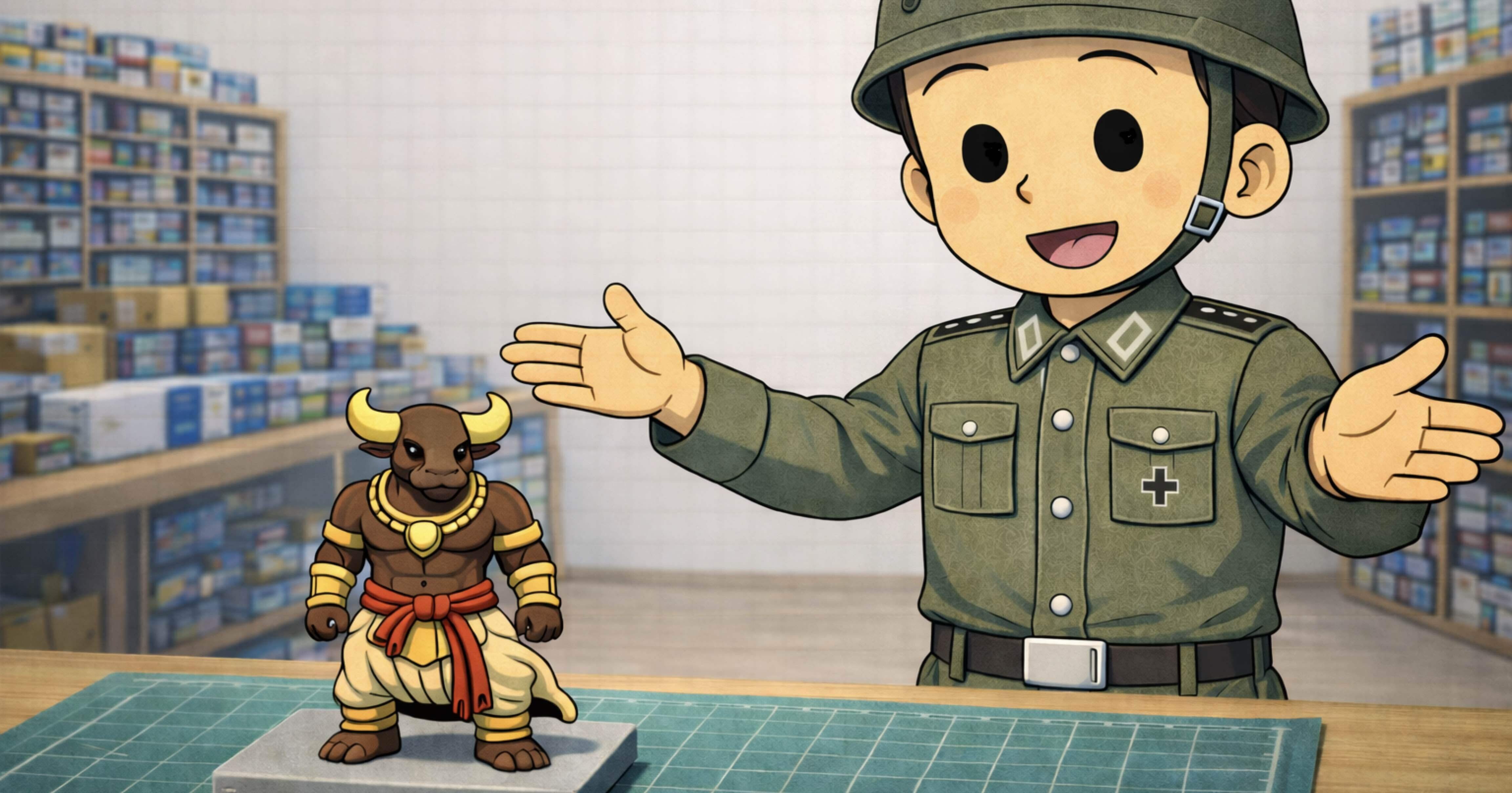 ミニチュアペイント: 大ミノタウロス編②（完結編）｜iloveafv