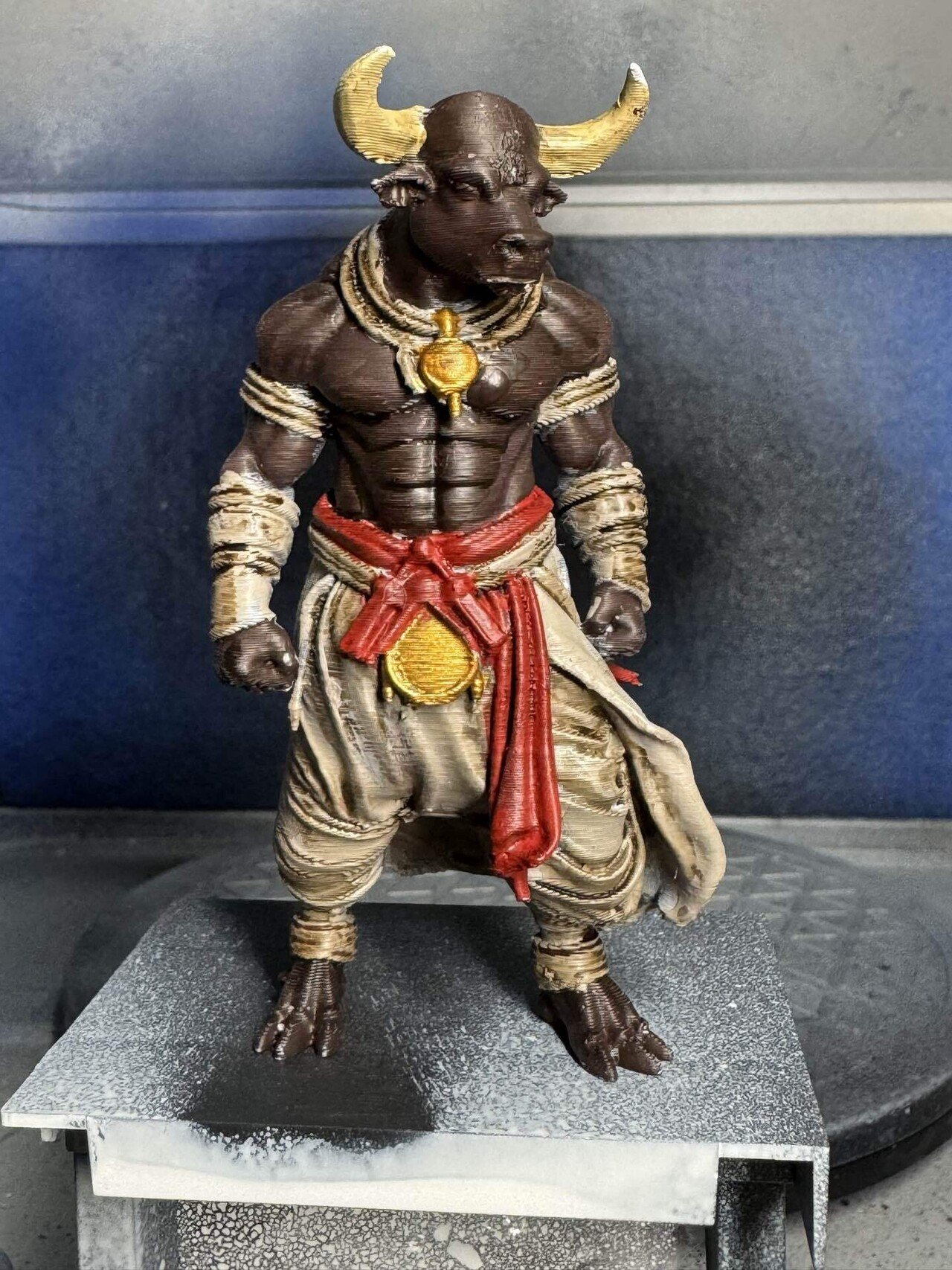 ミニチュアペイント: 大ミノタウロス編②（完結編）｜iloveafv