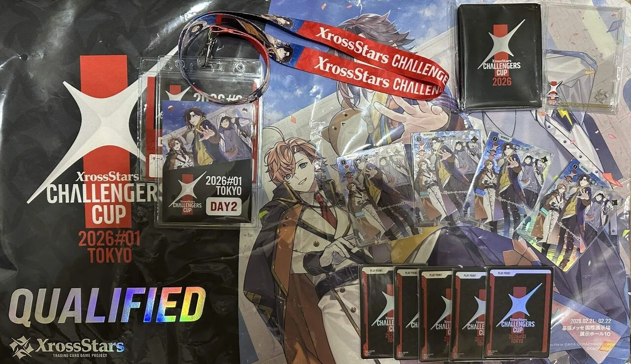Xross Stars】幕張CC#1 TOP8まで勝ち進んだTCG初心者の初note