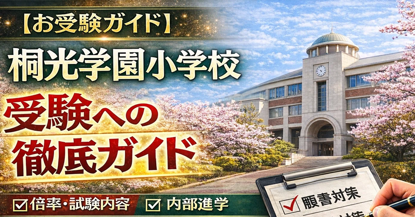 お受験ガイド】桐光学園小学校 受験への徹底ガイド〜12年一貫教育の 
