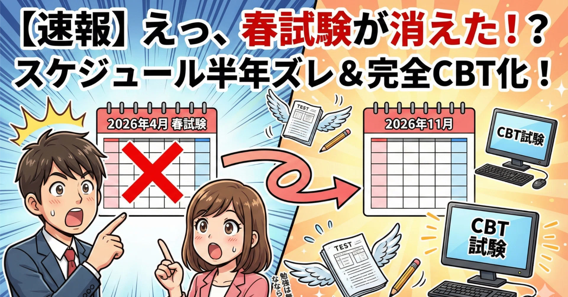 速報】えっ、春試験が消えた！？情報処理安全確保支援士などの 