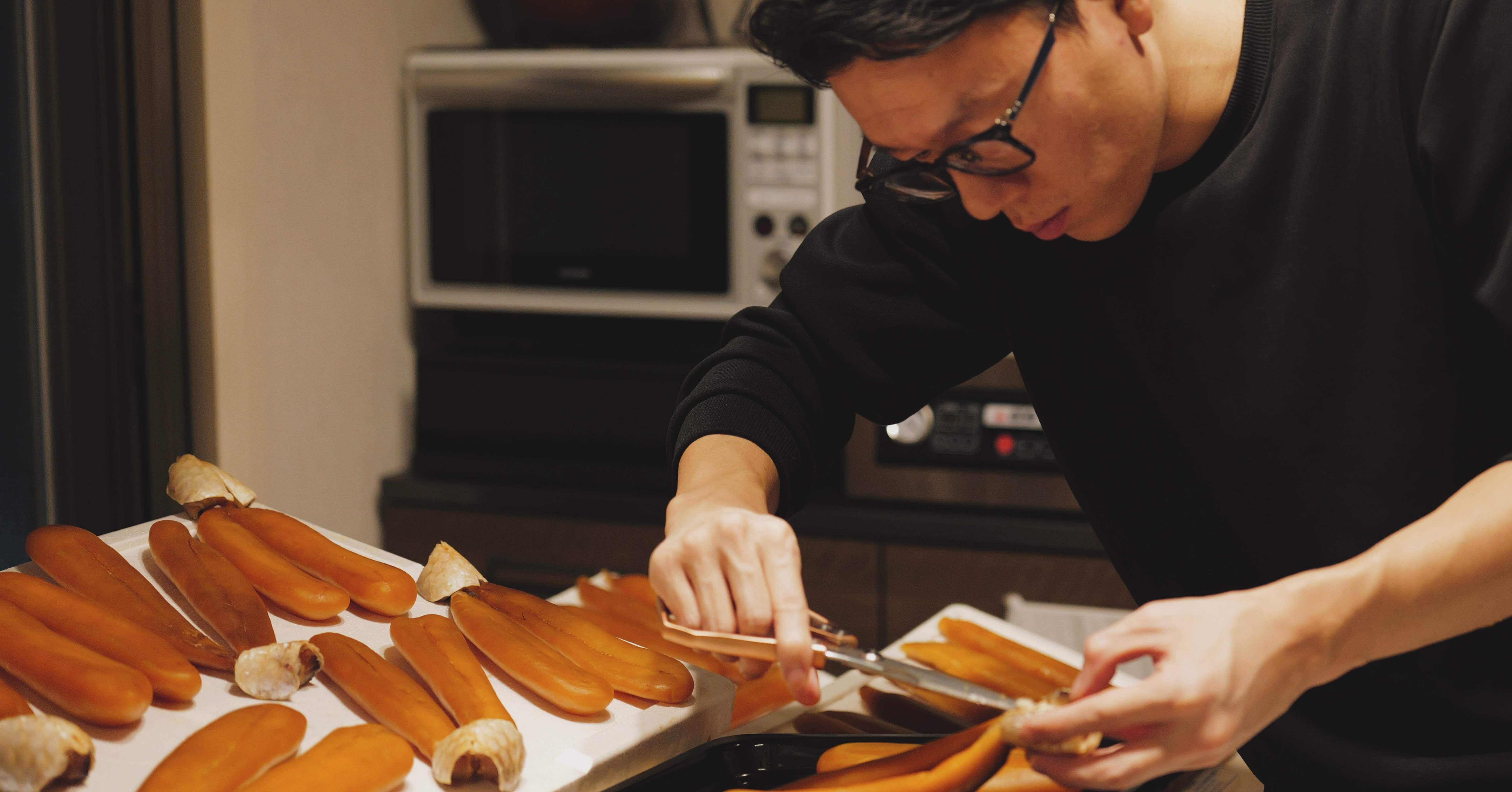 初体験：自家製カラスミづくり｜柿沼朋宏