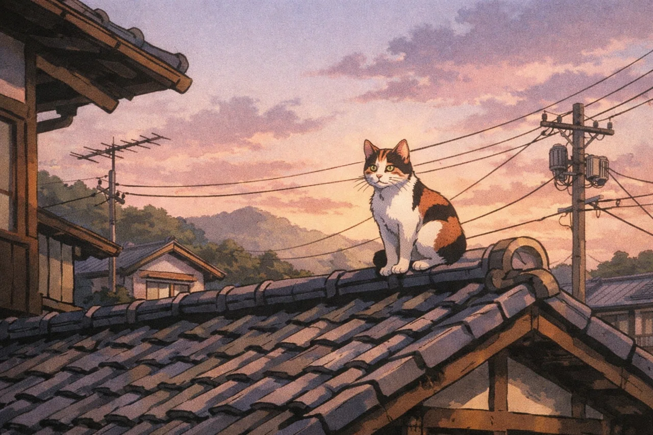 プロンプト配布】あの頃の空気感を再現。90sレトロアニメ風イラスト