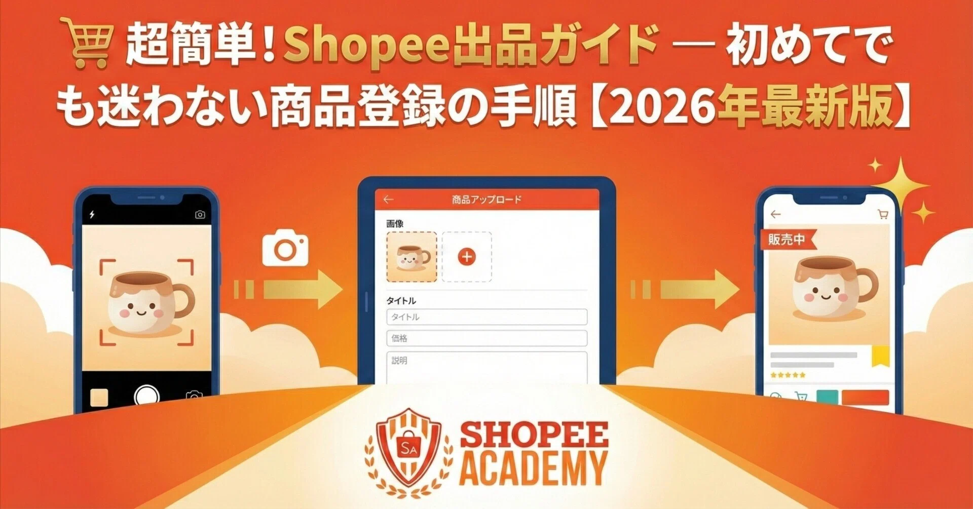 🛒 超簡単！Shopee出品ガイド — 初めてでも迷わない商品登録の手順