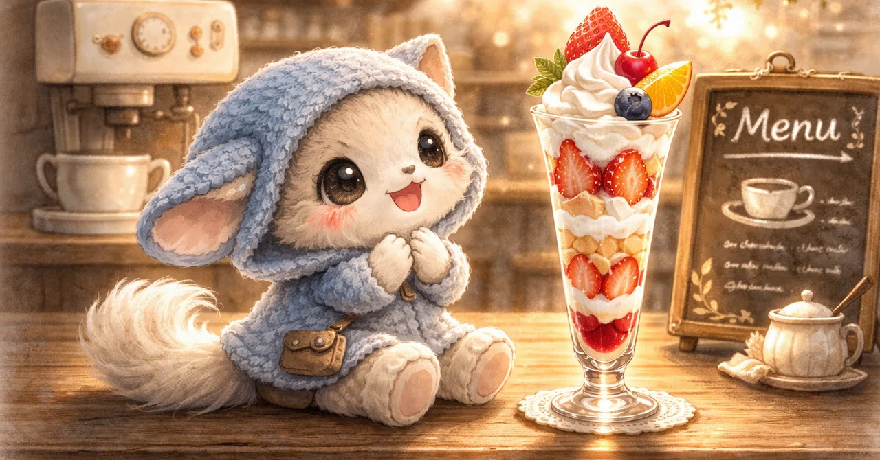 What is the Fruit Parfait Structure｜Focus Cafe♬ あみきん