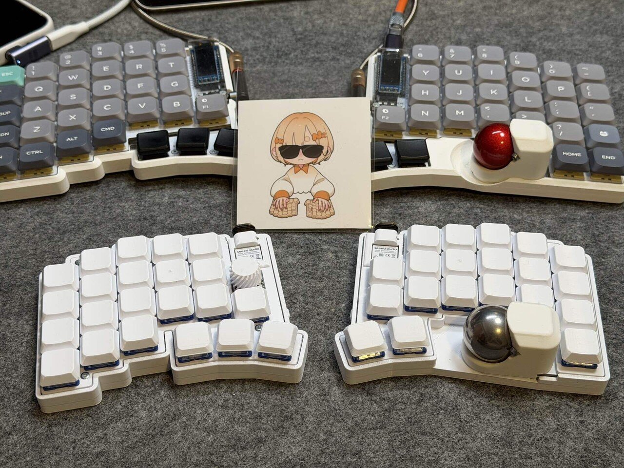 く*と様 moNa2 ＆ COROPIT …etc, 分割キーボードの旅の続き： お苦しみmoNa編｜ryo watanabe