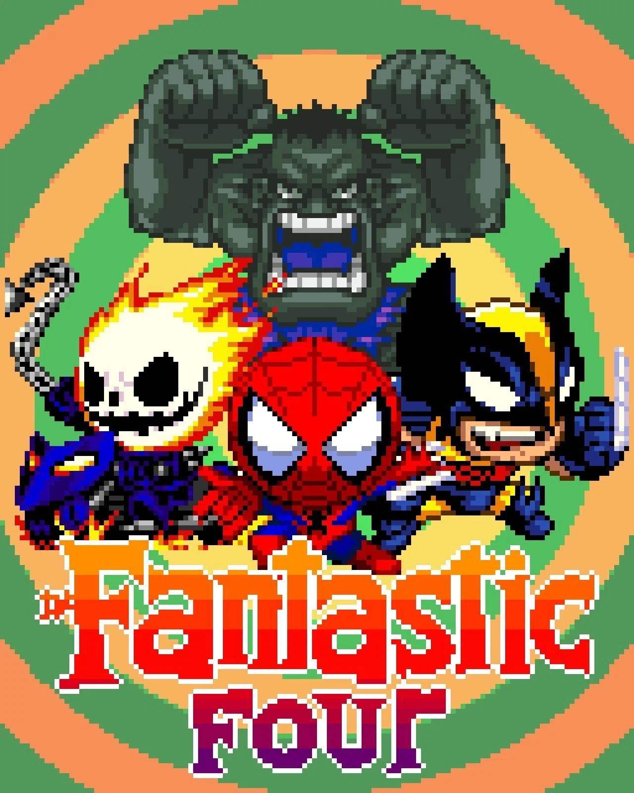 趣味のアメコミドット絵｜Shuya Takaoka