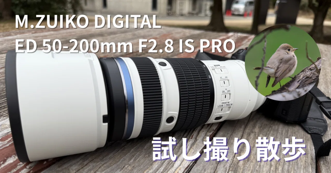 sweetpotatobotzuikodigital 50-200mm他 M.ZUIKO DIGITAL ED 50-200mm F2.8 IS PRO」が届いたので試し撮り｜ゆた