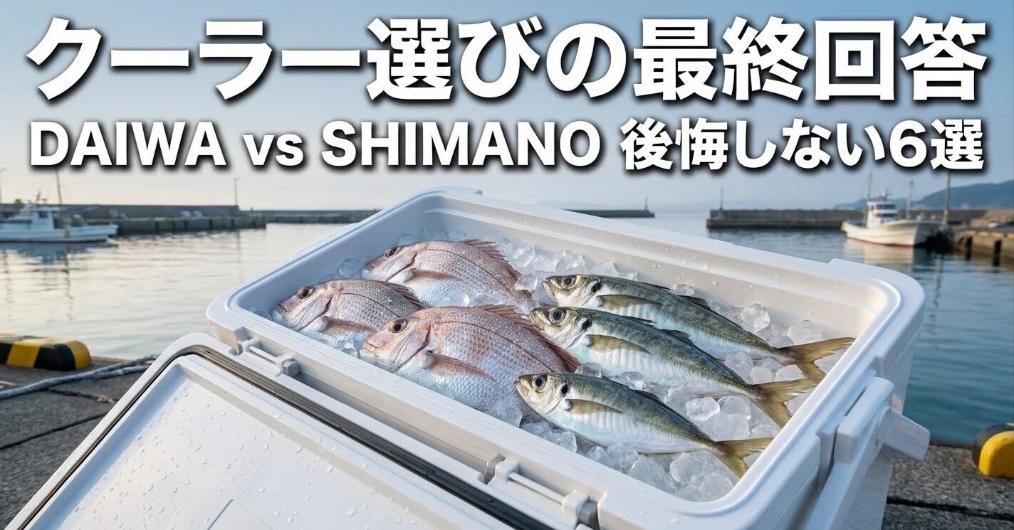 保存版】カゴ釣り師が断言!クーラーボックス選びの最終回答|DAIWA vs 保存版】カゴ釣り師が断言!クーラーボックス選びの最終回答|DAIWA vs