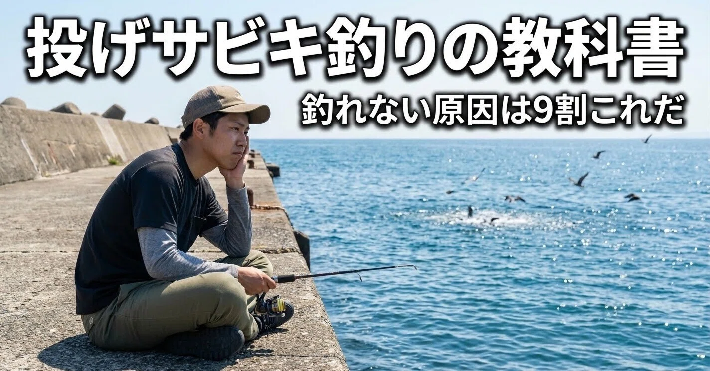 投げサビキ釣りの教科書｜釣れない原因は9割これだ。タックル選びから 