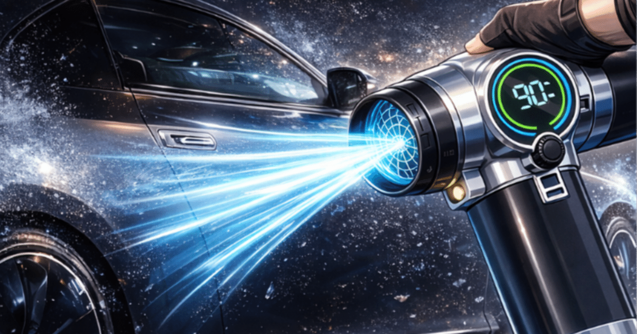 洗車の常識を吹き飛ばす。爆風ブロワーという新しい武器｜はふた｜洗車