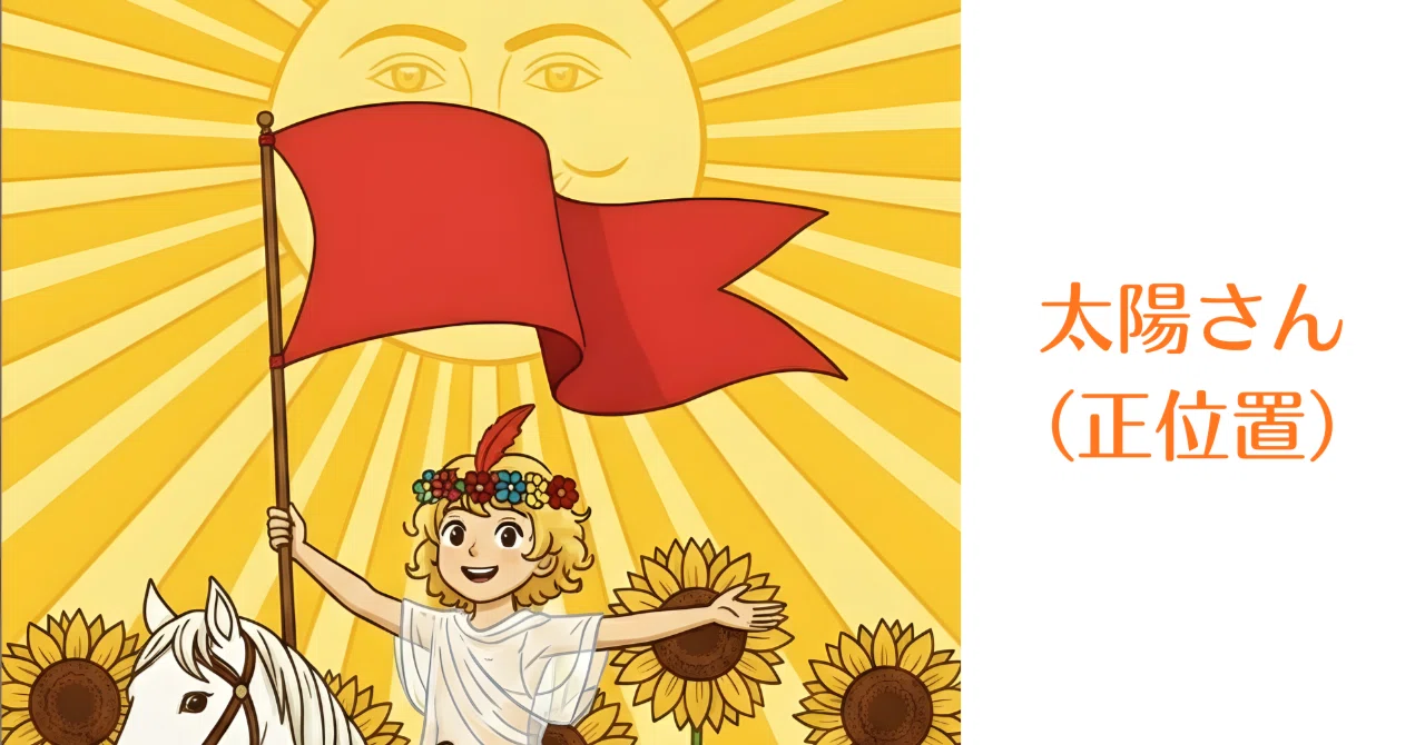 タロットが教える人生の歩き方：ⅩⅨ 太陽】世界はあなたを祝福して