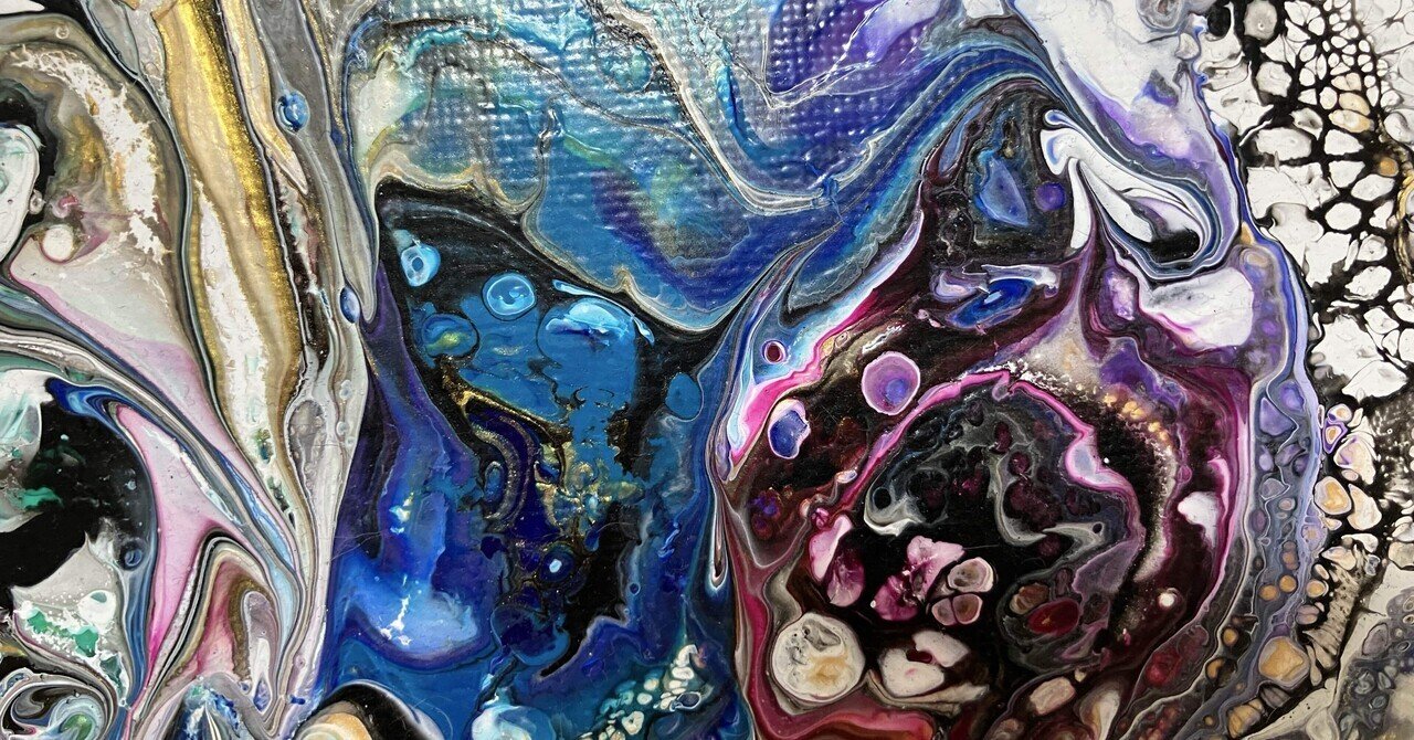 アクリル抽象画とか。2｜aquagreen16