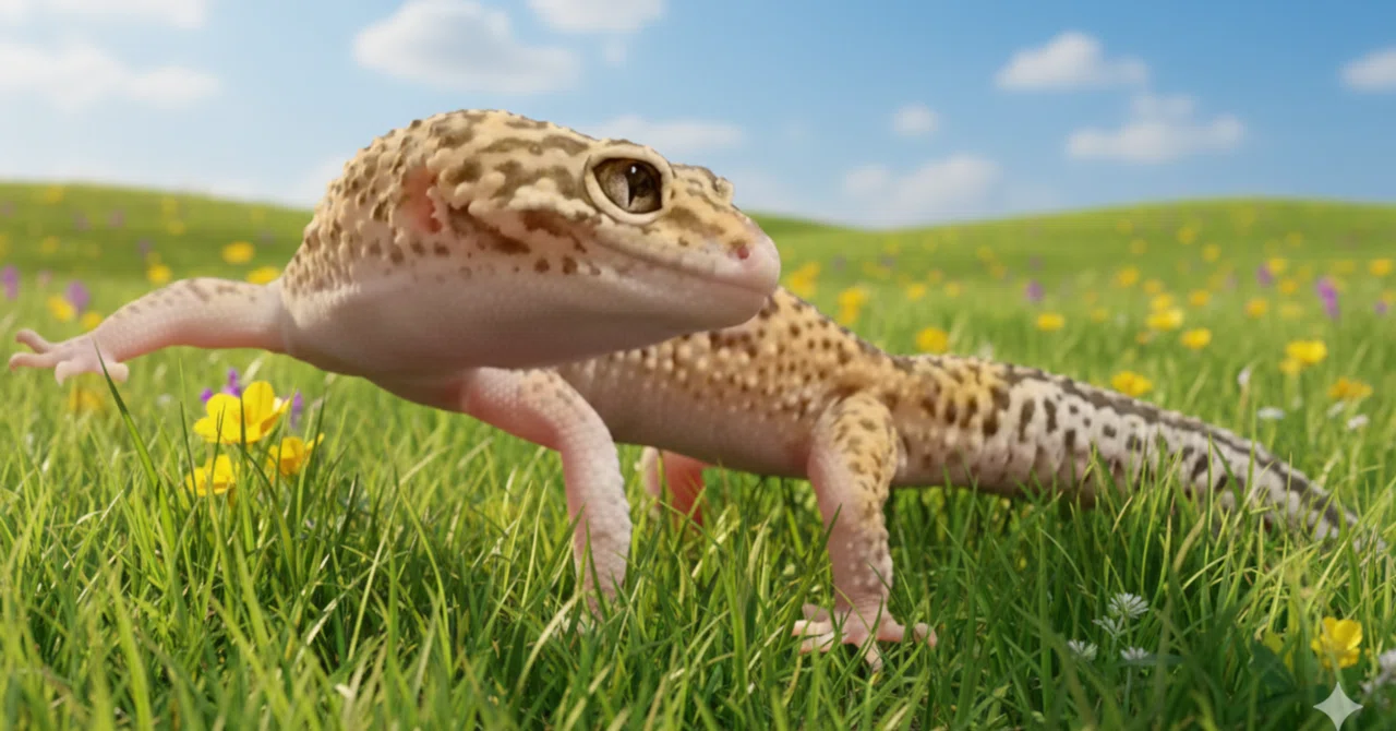 Taro the Leopard Gecko and Tsuyoko the Indomitable｜伊勢崎おかめ