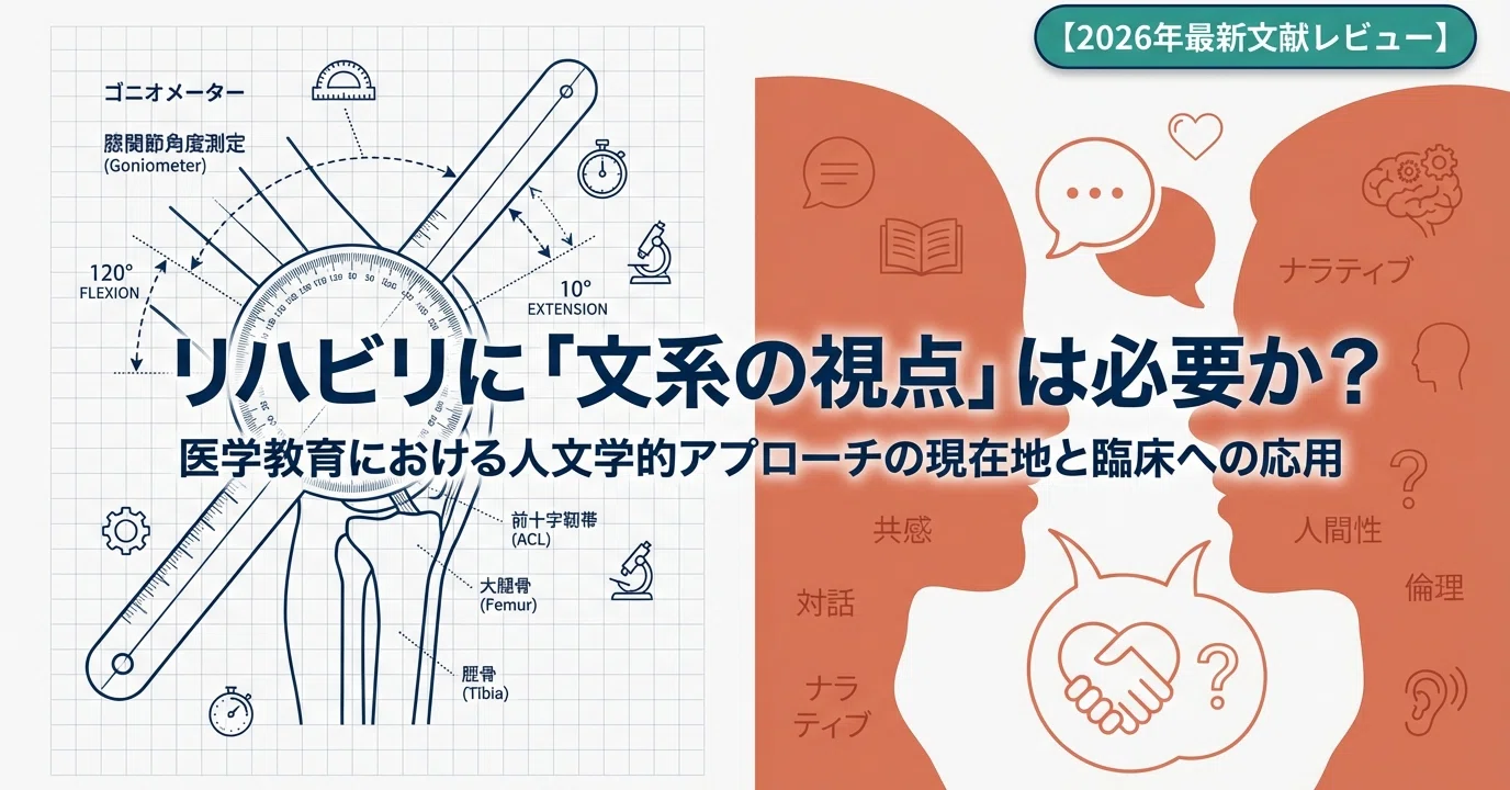 リハビリに「文系の視点」は必要か？医学教育における人文学的