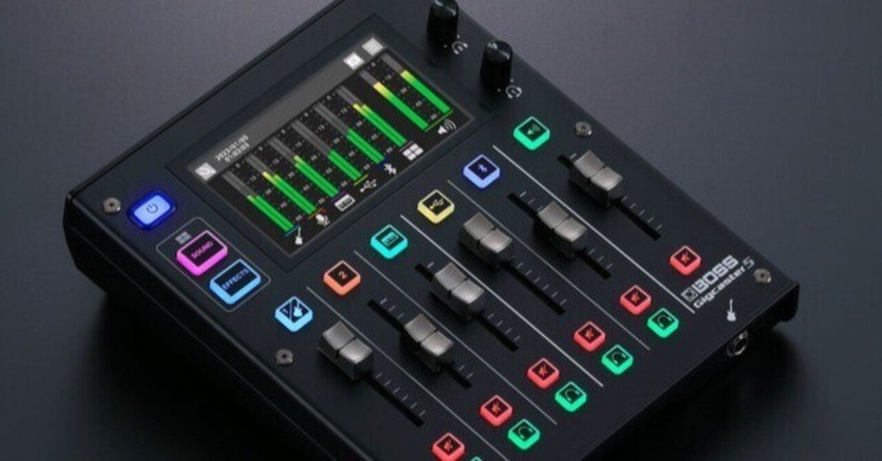 BOSS Gigcaster 5 マルチトラックレコーダー ちょっと待ってくれ…！ BOSS Gigcaster 5 ってめちゃくちゃすごくない