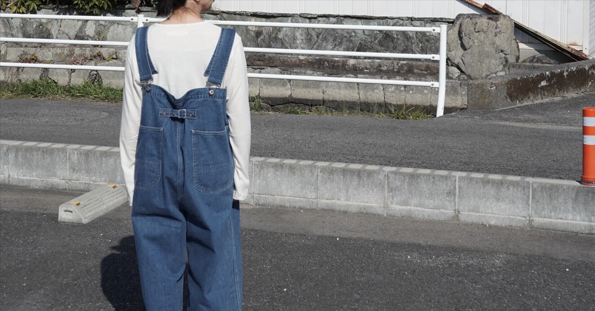 LUVOURDAYS」 1/2 OVERALL PANTS｜CIRCLE