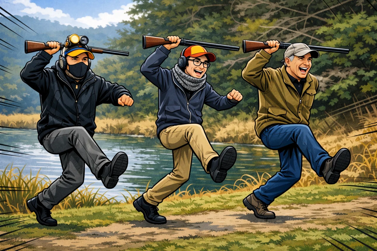 Fierce Battle: A Shooting Pro vs. Duck Hunting Showdown!｜雲