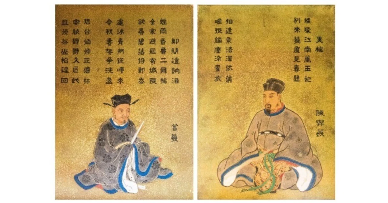 中国　玉石彫刻　山水漢詩刻　水孟　銅匙付　合わせ箱　M　R6515 道具 ] - 道具 石谷筆 水墨山水 肉筆紙本掛軸（箱付） | ネット