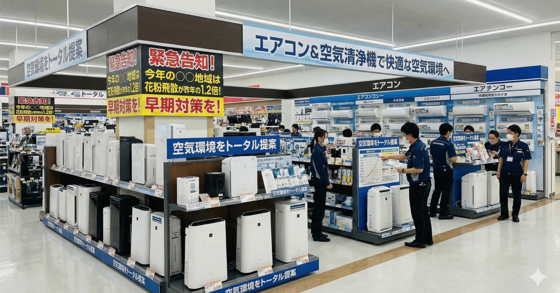 空気清浄機売場に見る店舗の売る姿勢｜家電Biz