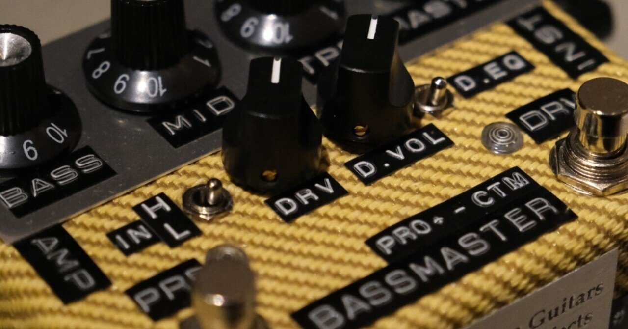 Shin's Music】Bass Master Preamp Pro+ Custom【ベースプリアンプの