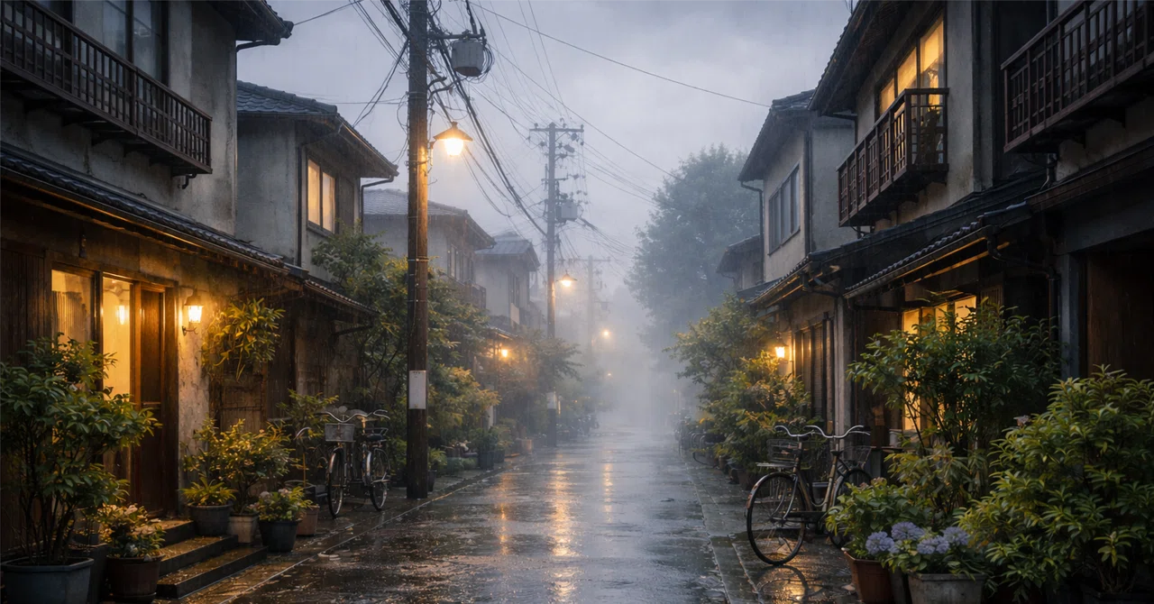 雨降りの中にある|原