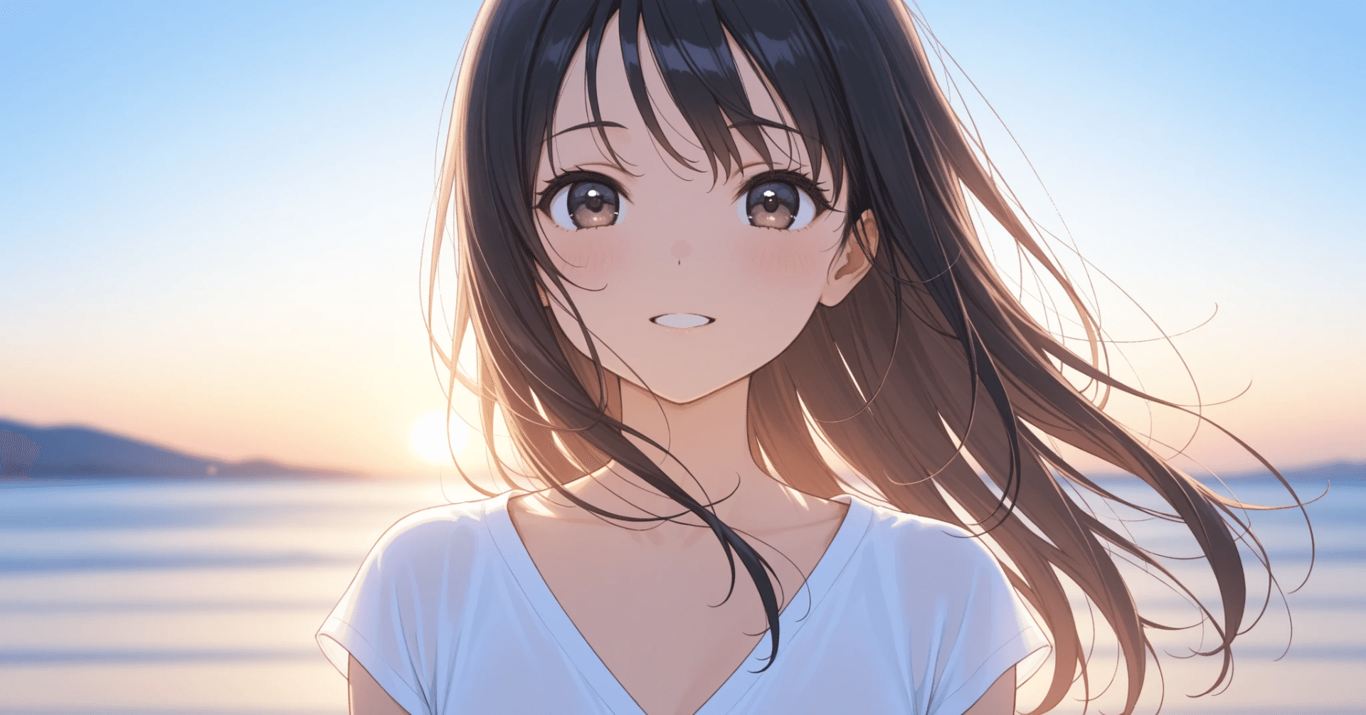 夕凪のひかり #aiart｜hitomiko135