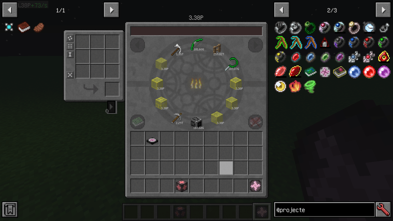 【Minecraft】ProjectEとProjectEXの簡易解説【Mod簡易解説】【1.12.2】|おしらくさ|note
