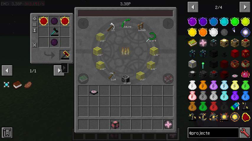 【Minecraft】ProjectEとProjectEXの簡易解説【Mod簡易解説】【1.12.2】|おしらくさ|note