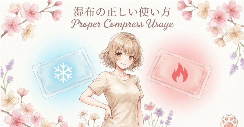 【その貼り方、間違ってるかも？】冷湿布 vs 温湿布、症状別の正しい使い方