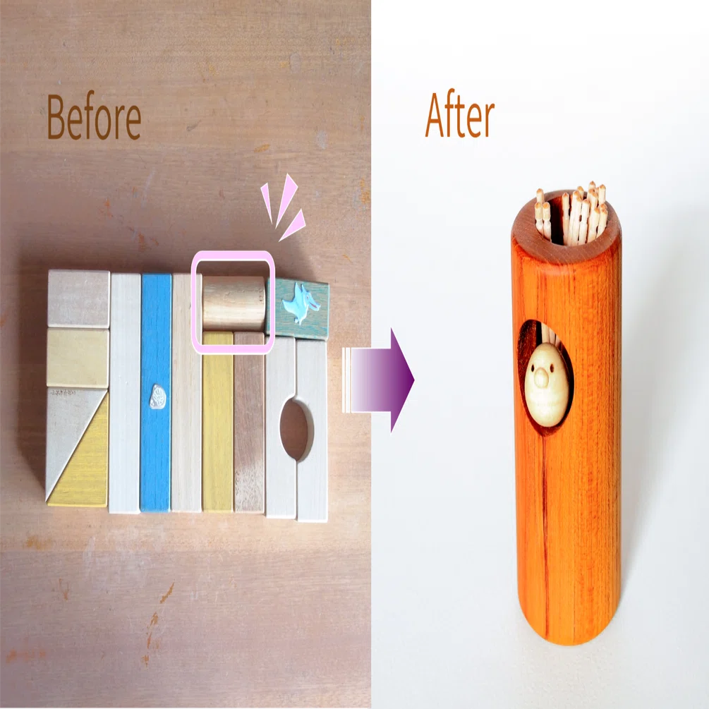 A 'Little Bird's House' Born from Building Blocks - Upcycling