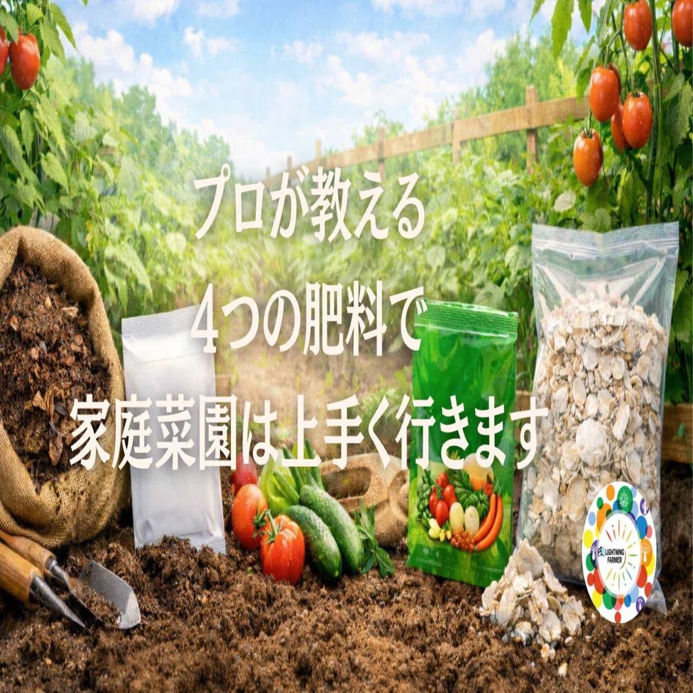 家庭菜園の土作り、実はこの4つだけで8割うまくいきます｜ライトニング