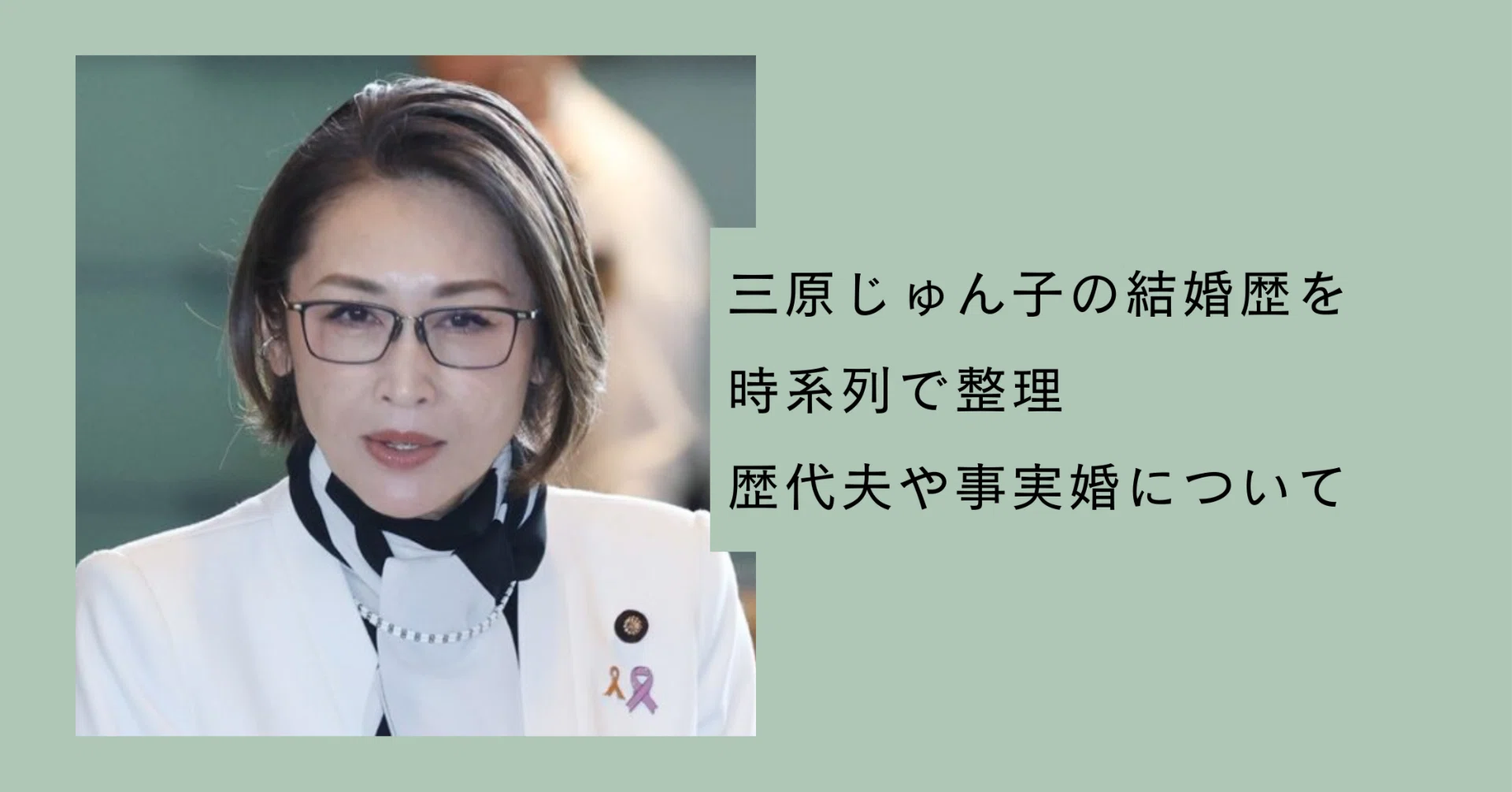 三原じゅん子 夫 学歴