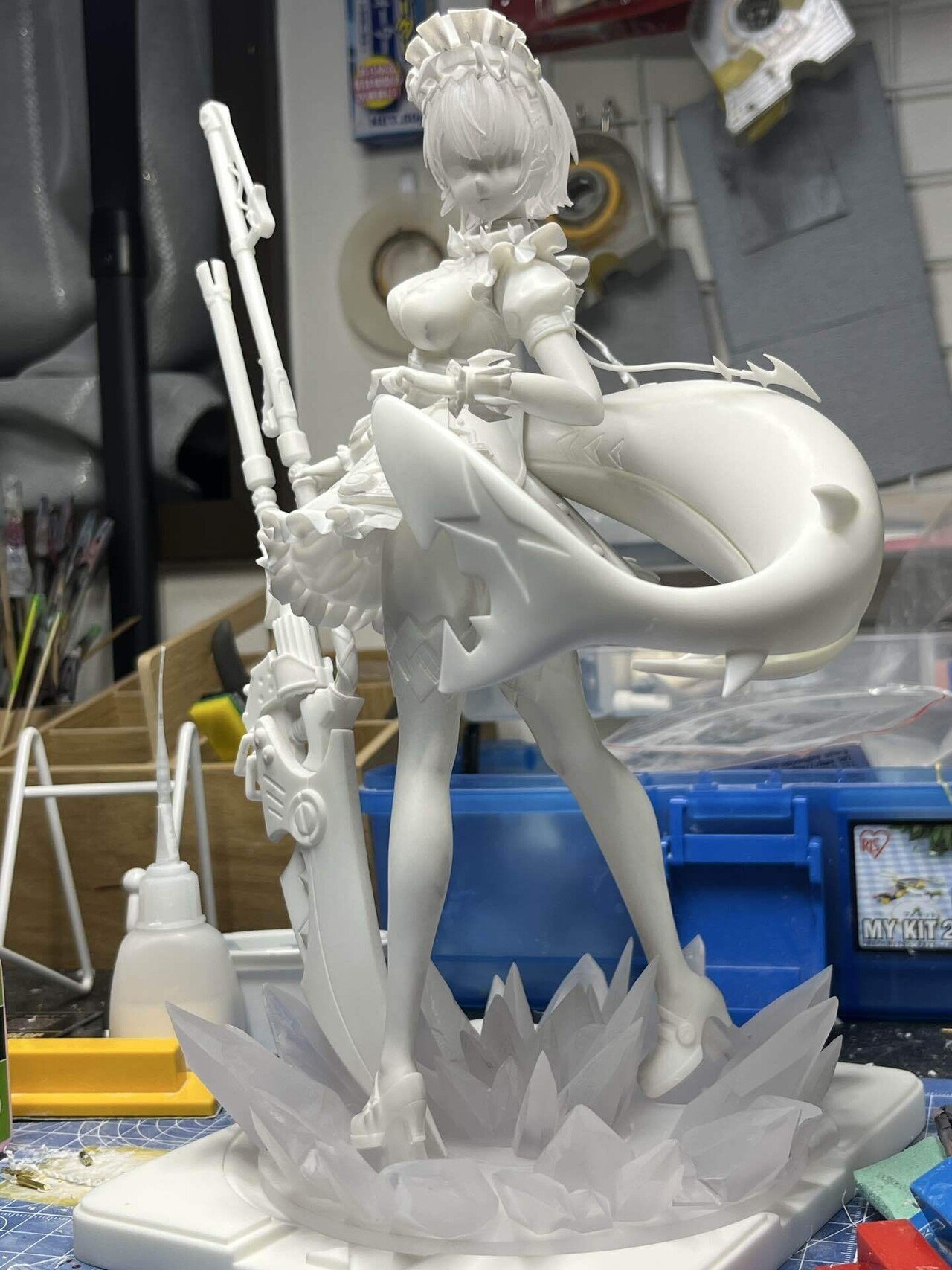 ガレージキット ゼンレスゾーンゼロ エレン 制作｜お茶漬け