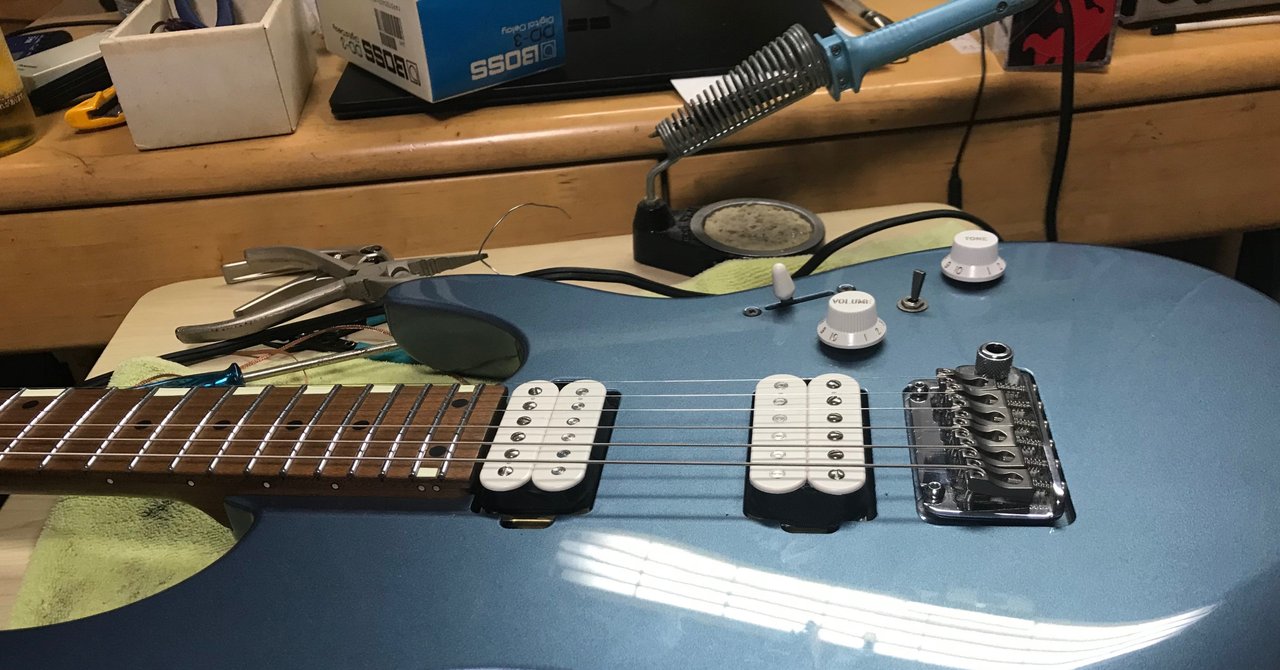 Ibanez AZ Premium SFM 改造あり 改造】Ibanez AZ ピックアップ交換 Pt.2｜あんどりゅ