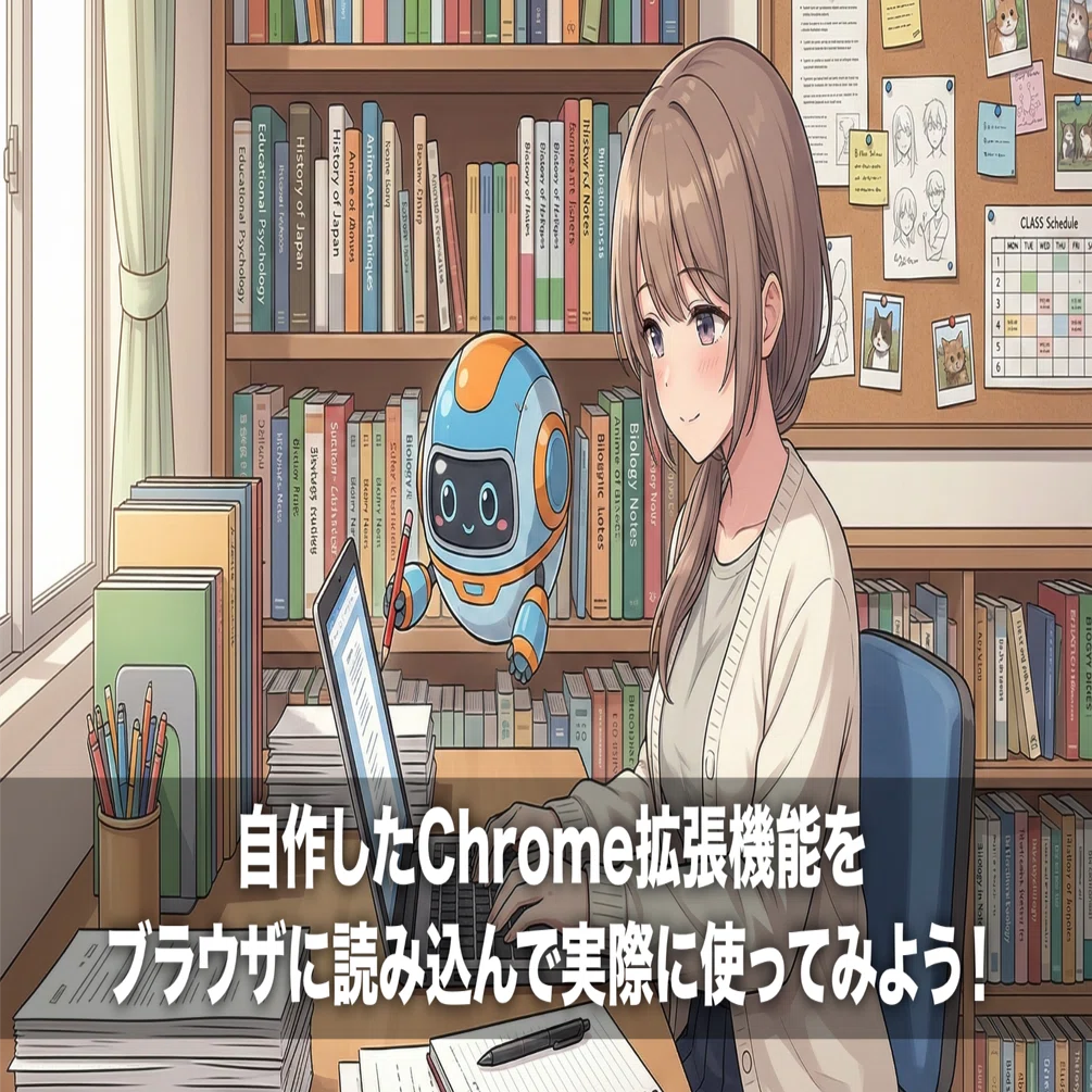 初心者向け】自作したChrome拡張機能をブラウザに読み込んで実際に使っ