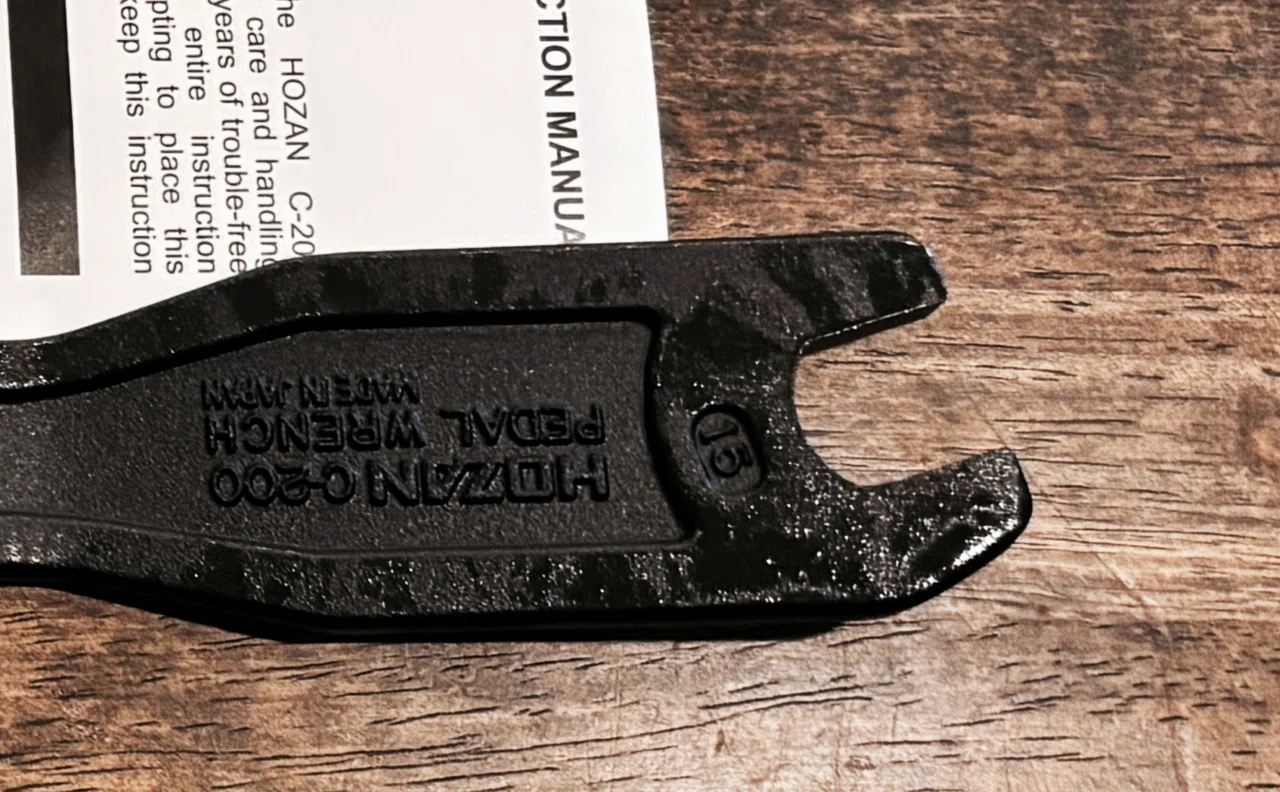 HOZAN C-200 ペダルレンチ｜自転車工具のマスターピース｜GOOD TOOL 