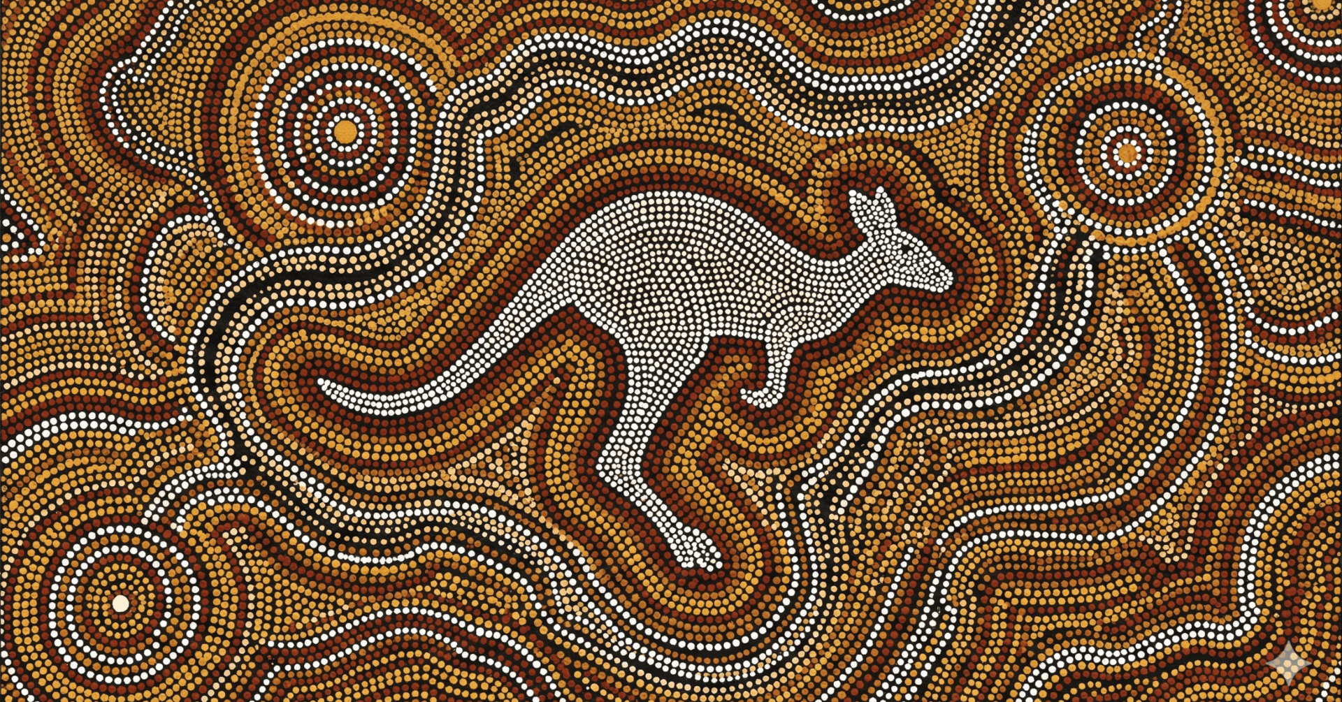 プロンプト配布】 「アボリジニ・アート」風で描くAIイラスト｜rin39