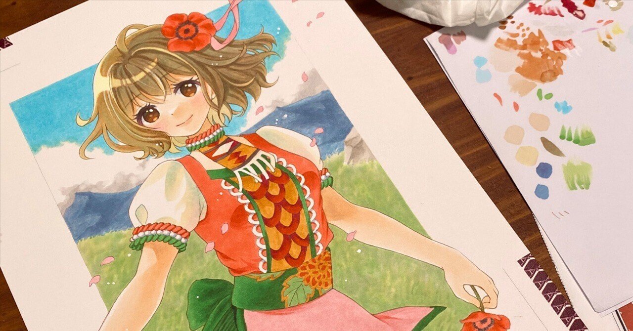 創作日記】やばいくらいコピックが楽しい｜わたりしゅうこ