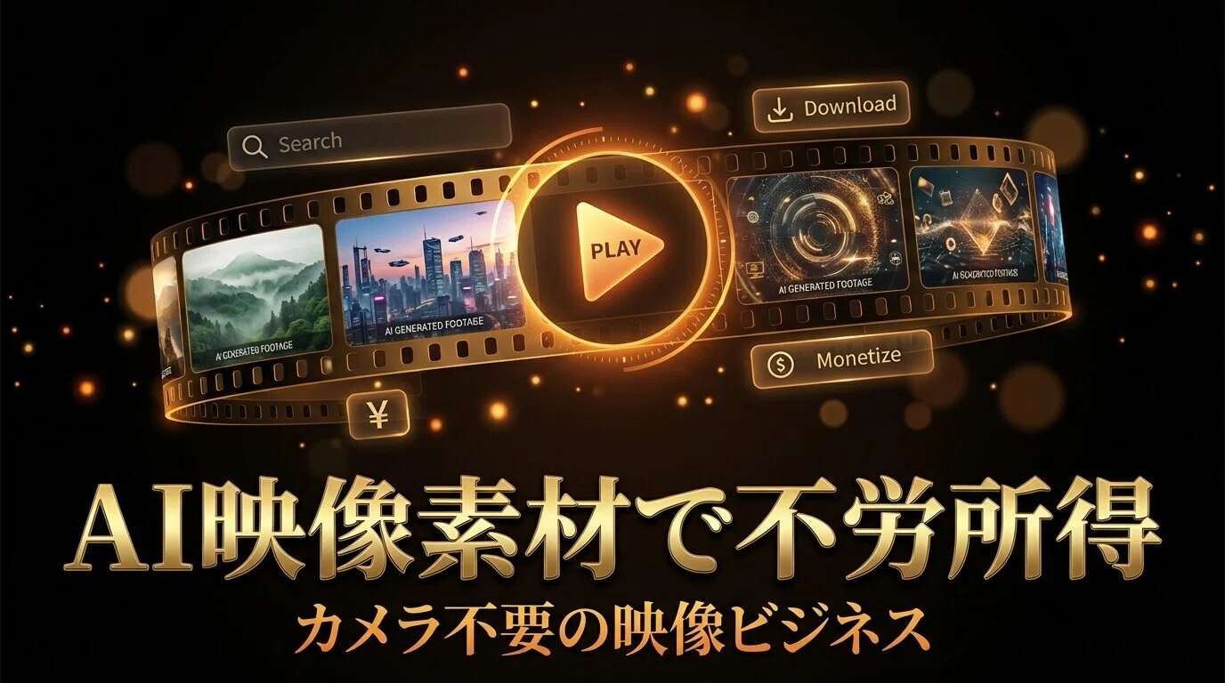 カメラ不要】AIでストック動画・映像素材を生成し、Adobe Stockで月3万