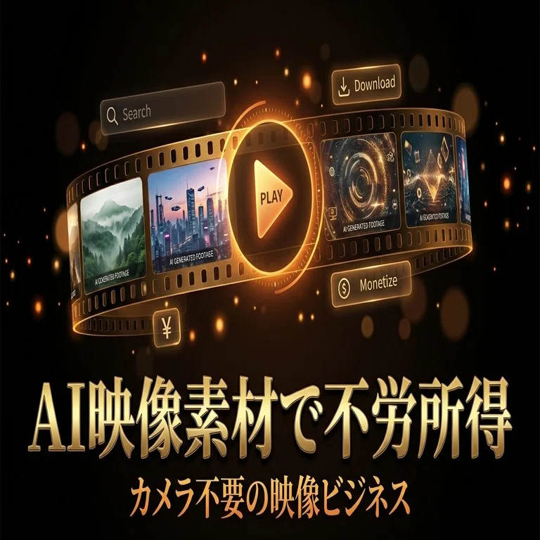 映像素材集「ムービーストック Vol.3」動画CG著作権フリー● カメラ不要】AIでストック動画・映像素材を生成し、Adobe Stockで月3万