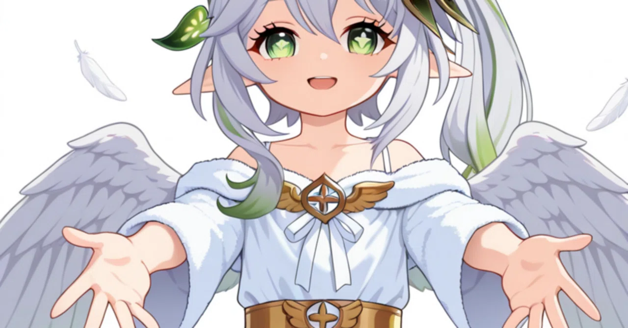 原神 ナヒーダ 手描きイラスト ファンアート 原神】天使姿のナヒーダのファンアート画像(イラスト) をpixivへ投稿
